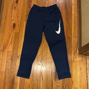 Navy Kids Nike Pants, like new condition, thermafit